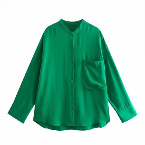 Camisa Verde Bolsillo ALIEXPRESS