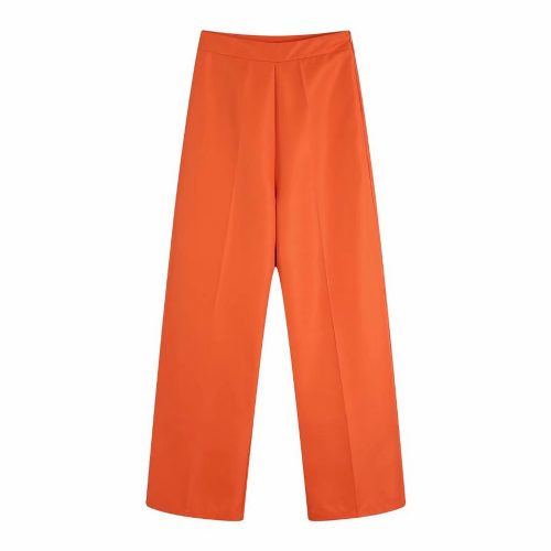 Pantalón Flare Fluido Naranja ALIEXPRESS